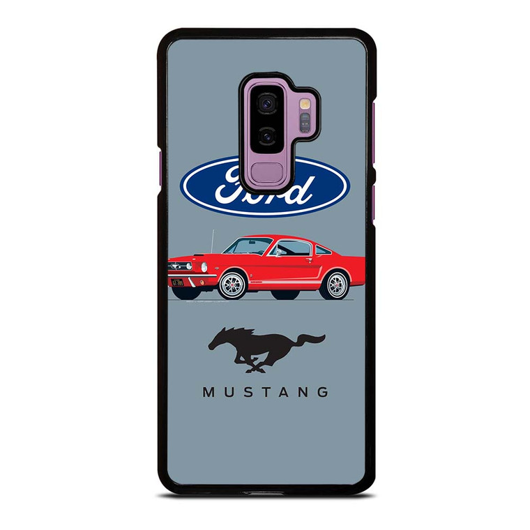 1965 FORD MUSTANG ILLUSTRATION Samsung Galaxy S9 Plus Case Cover