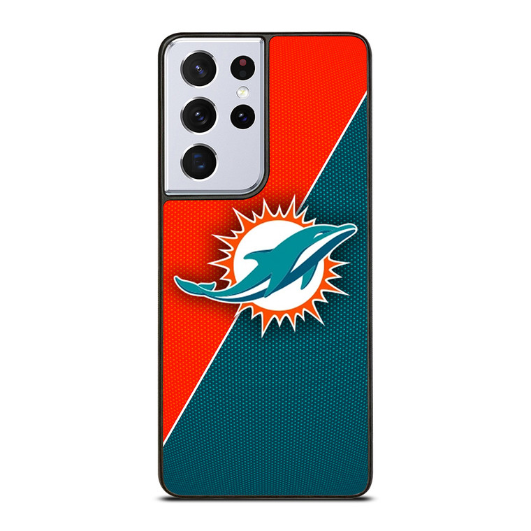 MIAMI DOLPHINS NFL FOOTBALL LOGO Samsung Galaxy S21 Ultra Case Cover