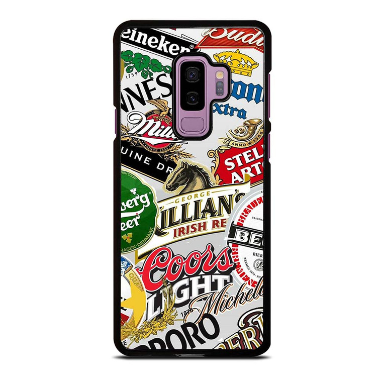 ALL BEER BRAND LOGO Samsung Galaxy S9 Plus Case Cover