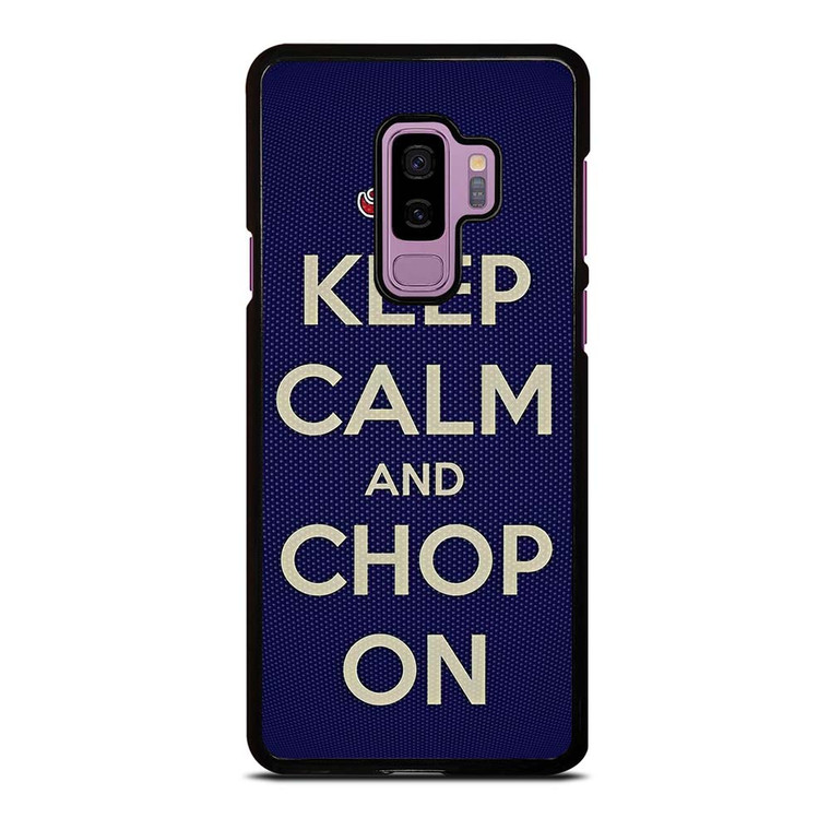 ATLANTA BRAVES CHOP ON BASEBALL Samsung Galaxy S9 Plus Case Cover ATLANTA BRAVES CHOP ON BASEBALL Samsung Galaxy S9 Plus Case Cover