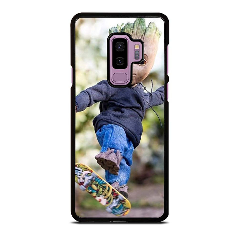 BABY GROOT SKATEBOARD Samsung Galaxy S9 Plus Case Cover