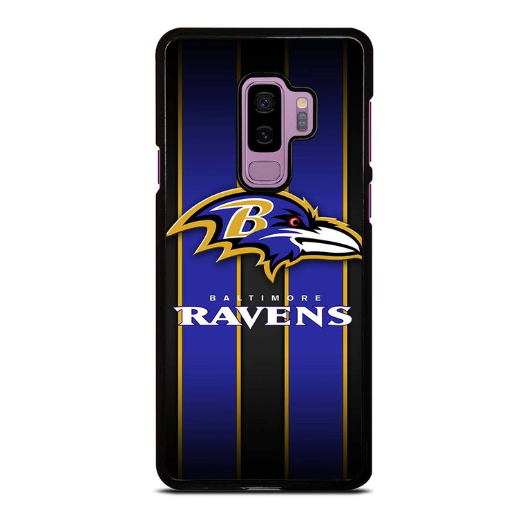 BALTIMORE RAVENS NFL STRIPE LOGO Samsung Galaxy S9 Plus Case Cover