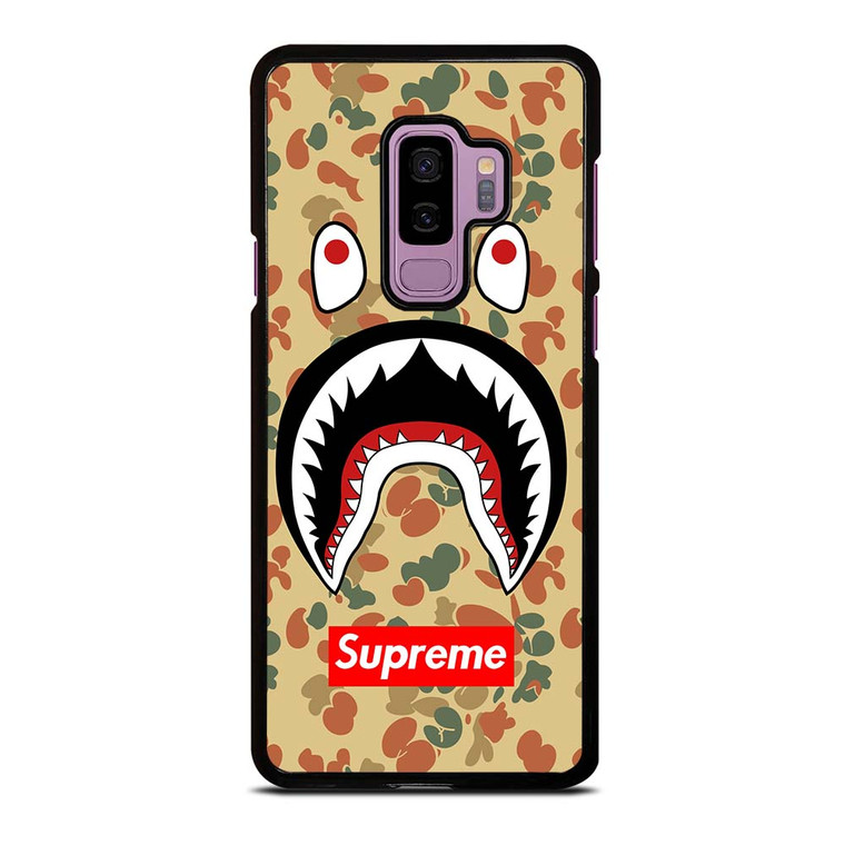 BAPE CAMO SHARK SUPREME Samsung Galaxy S9 Plus Case Cover