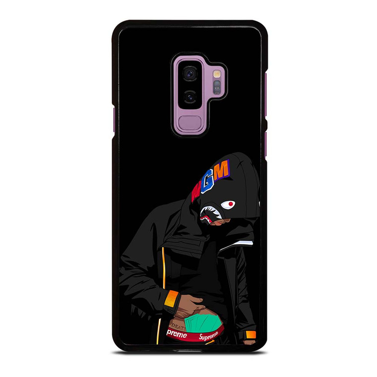 BAPE SHARK X SUPREME MEN BLACK Samsung Galaxy S9 Plus Case Cover