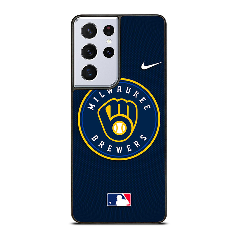 MILWAUKEE BREWERS MLB BASEBALL NIKE Samsung Galaxy S21 Ultra Case Cover
