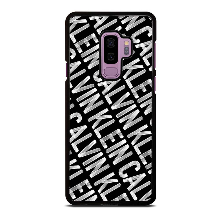 CALVIN KLEIN LOGO PATTERN Samsung Galaxy S9 Plus Case Cover