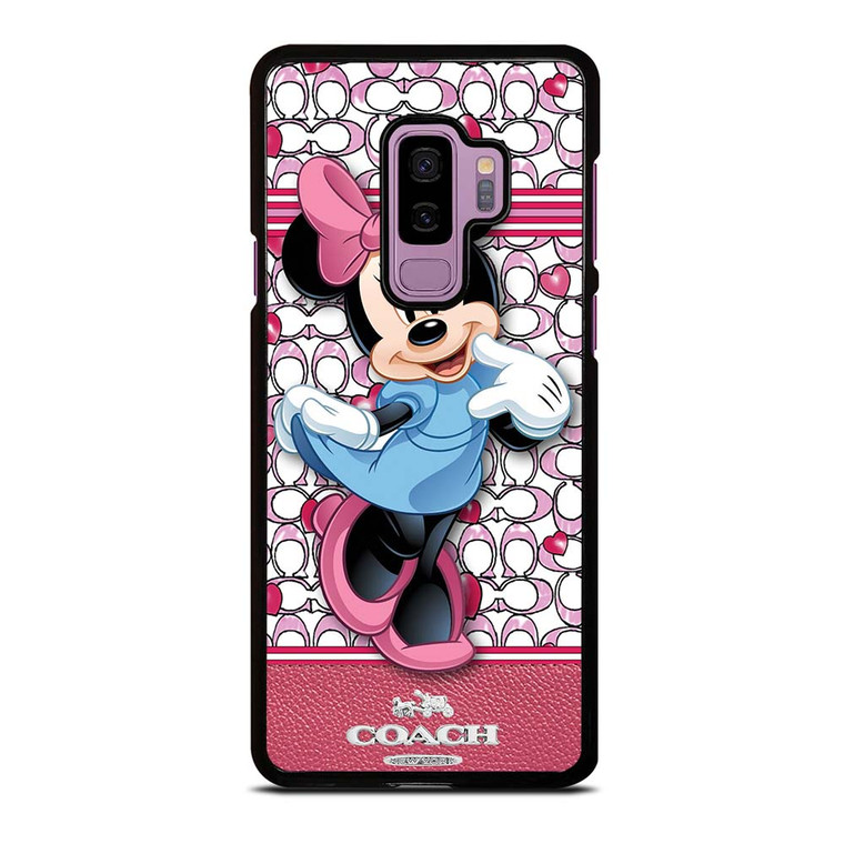 COACH MINNIE MOUSE PINK PATTERN Samsung Galaxy S9 Plus Case Cover
