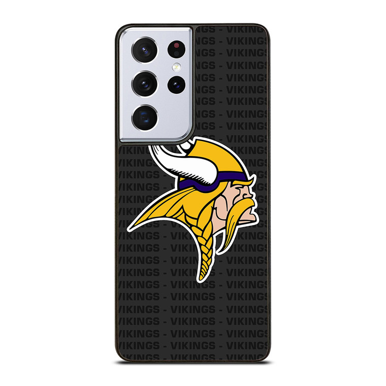 MINNESOTA VIKINGS FOOTBALL TEXT Samsung Galaxy S21 Ultra Case Cover