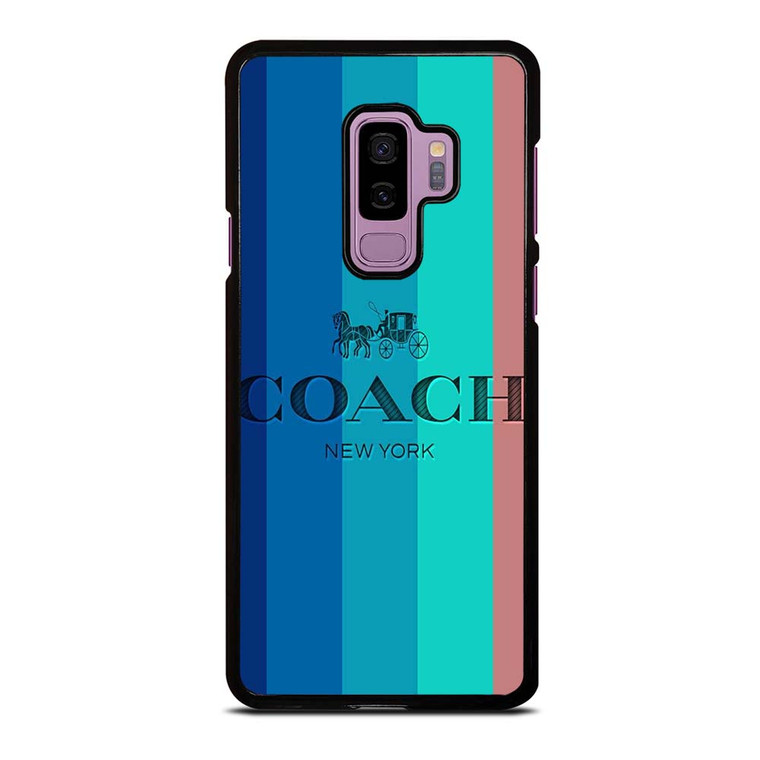 COACH NEW YORK STRIPES Samsung Galaxy S9 Plus Case Cover