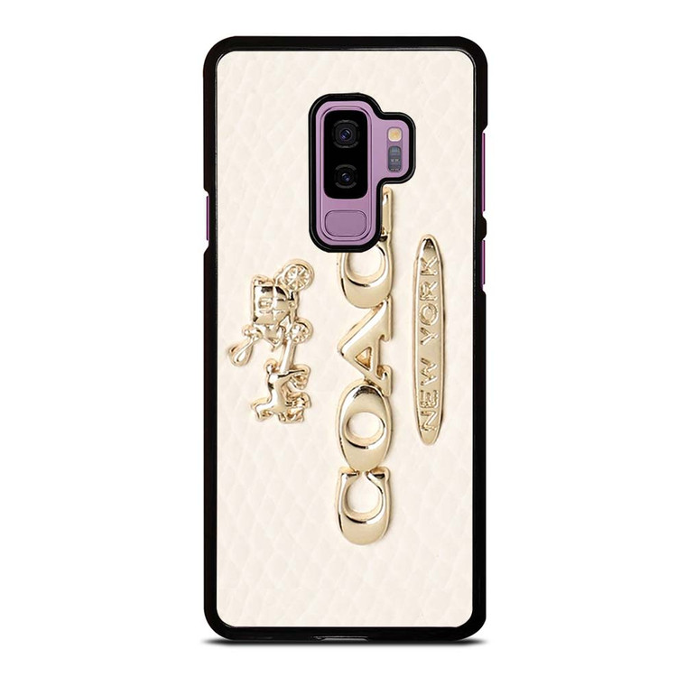 COACH PINK PATTERN MATE Samsung Galaxy S9 Plus Case Cover