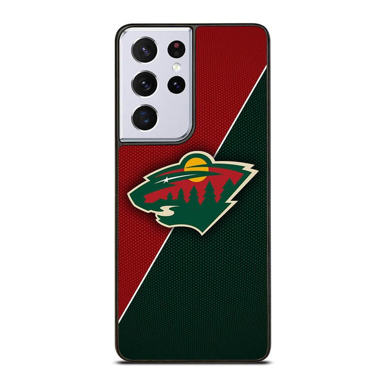 MINNESOTA WILD NHL HOCKEY LOGO Samsung Galaxy S21 Ultra Case Cover
