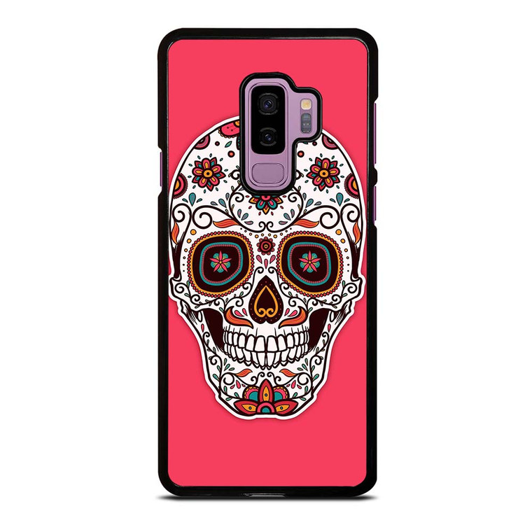 DAY OF THE DEAD PINK Samsung Galaxy S9 Plus Case Cover