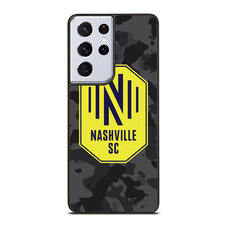 NASHVILLE SC MLS BLACK CAMO Samsung Galaxy S21 Ultra Case Cover