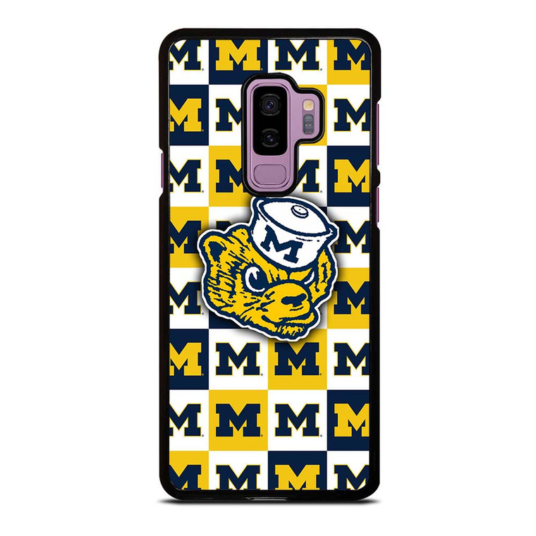 FOOTBALL MASCOT MICHIGAN WOLVERINES Samsung Galaxy S9 Plus Case Cover