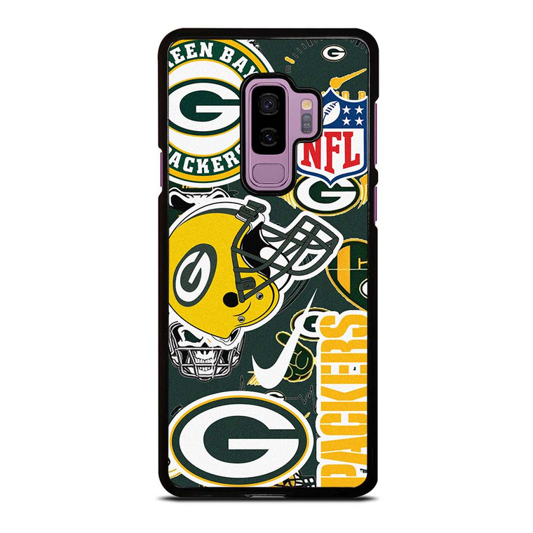 GREEN BAY PACKERS NFL STICKER BOMB Samsung Galaxy S9 Plus Case Cover