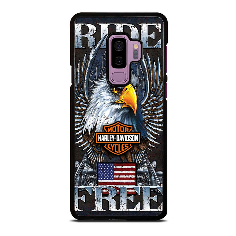 HARLEY DAVIDSON FREE RIDE EAGLE Samsung Galaxy S9 Plus Case Cover