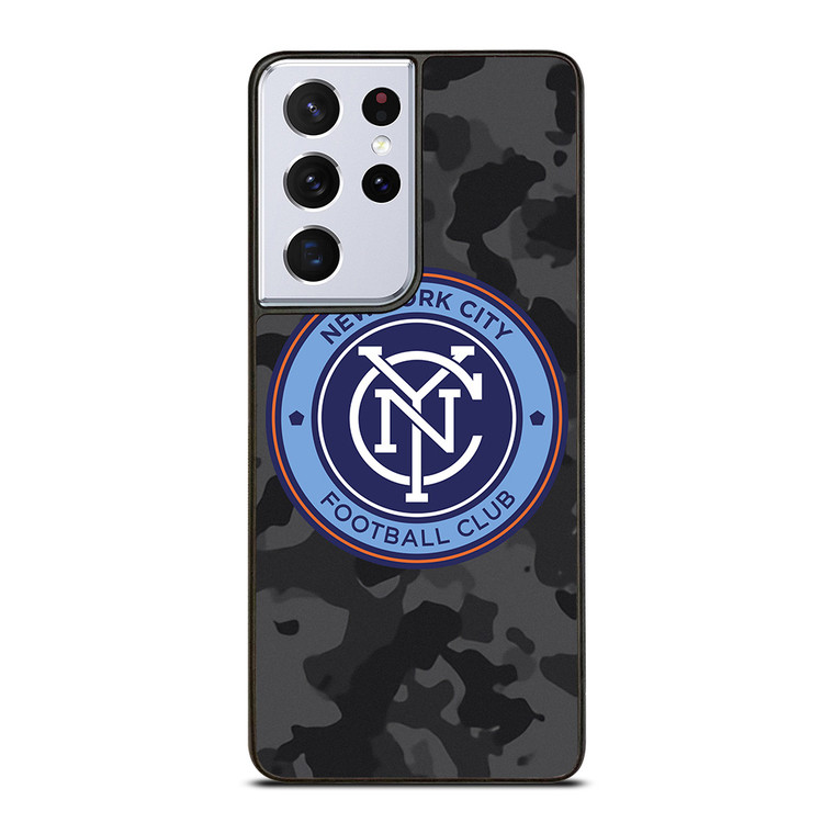 NEW YORK CITY FC MLS BLACK CAMO Samsung Galaxy S21 Ultra Case Cover