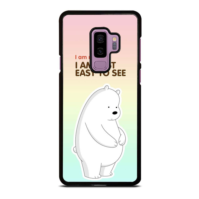 ICE BEAR WE BARE BEARS CARTOON Samsung Galaxy S9 Plus Case Cover