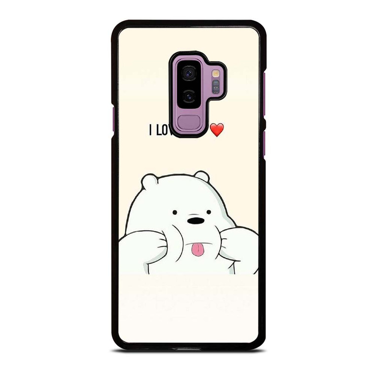 ICE BEAR WE BARE BEARS CUTE Samsung Galaxy S9 Plus Case Cover