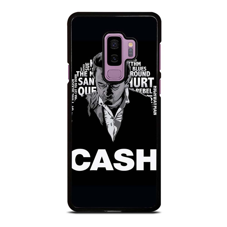 JOHNNY CASH MIDDLE CLIPART Samsung Galaxy S9 Plus Case Cover