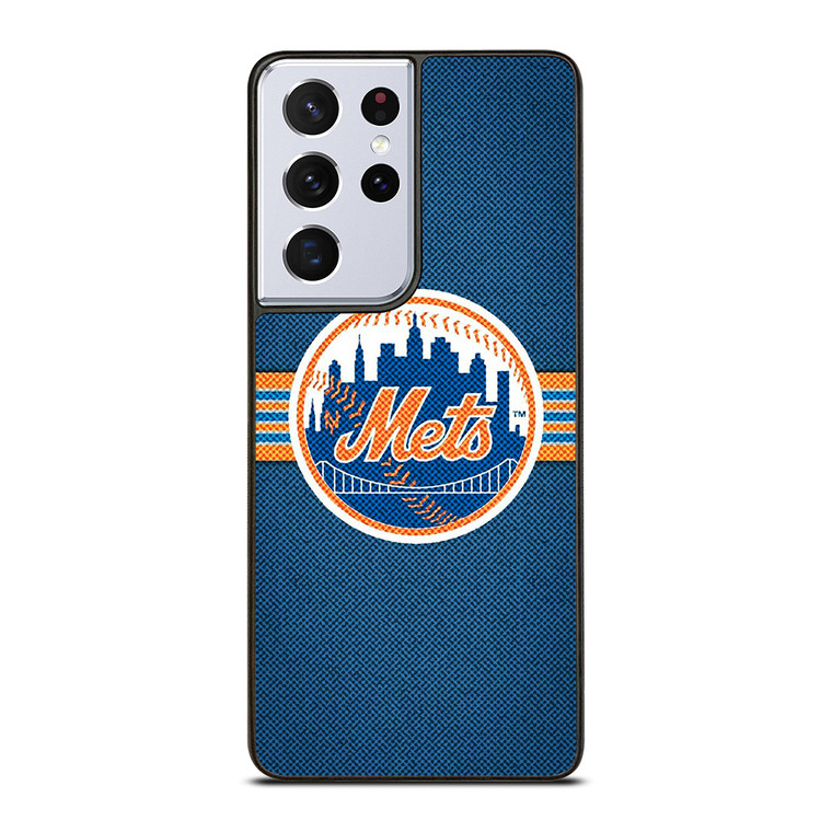NEW YORK METS MLB BASEBALL LOGO Samsung Galaxy S21 Ultra Case Cover