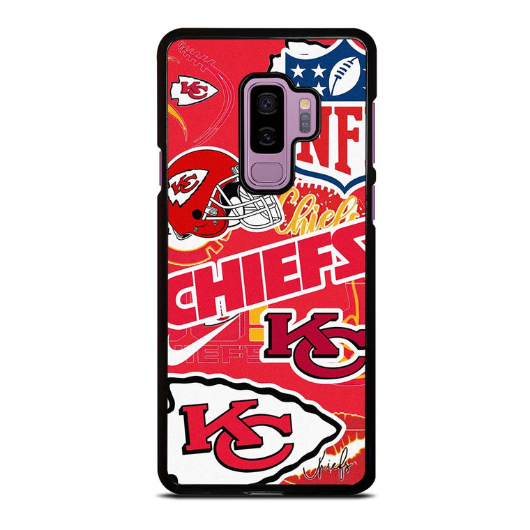KANSAS CITY CHIEFS NFL STICKER BOMB Samsung Galaxy S9 Plus Case Cover KANSAS CITY CHIEFS NFL STICKER BOMB Samsung Galaxy S9 Plus Case Cover