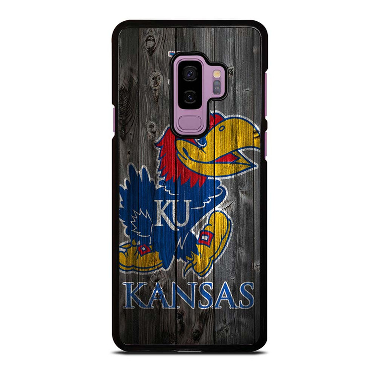 KANSAS JAYHAWKS WOODEN LOGO Samsung Galaxy S9 Plus Case Cover KANSAS JAYHAWKS WOODEN LOGO Samsung Galaxy S9 Plus Case Cover