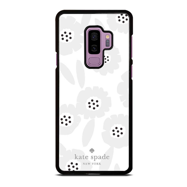 KATE SPADE GREY FLOWER Samsung Galaxy S9 Plus Case Cover