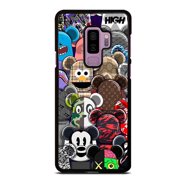 KAWS ALL CHARACTER ICON Samsung Galaxy S9 Plus Case Cover KAWS ALL CHARACTER ICON Samsung Galaxy S9 Plus Case Cover