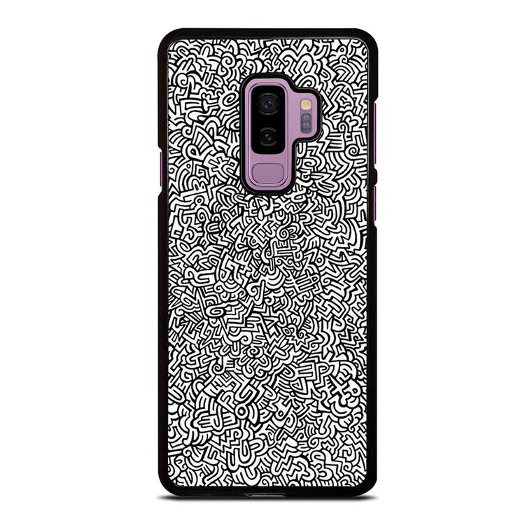 KEITH HARING ABSTRACT Samsung Galaxy S9 Plus Case Cover KEITH HARING ABSTRACT Samsung Galaxy S9 Plus Case Cover