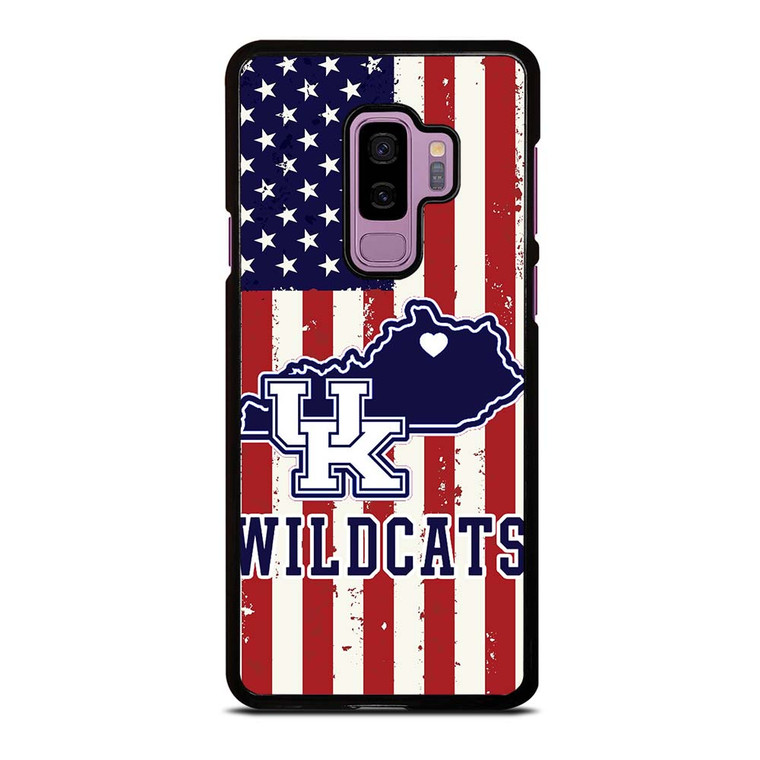 KENTUCKY WILDCATS AMERICAN FLAG Samsung Galaxy S9 Plus Case Cover