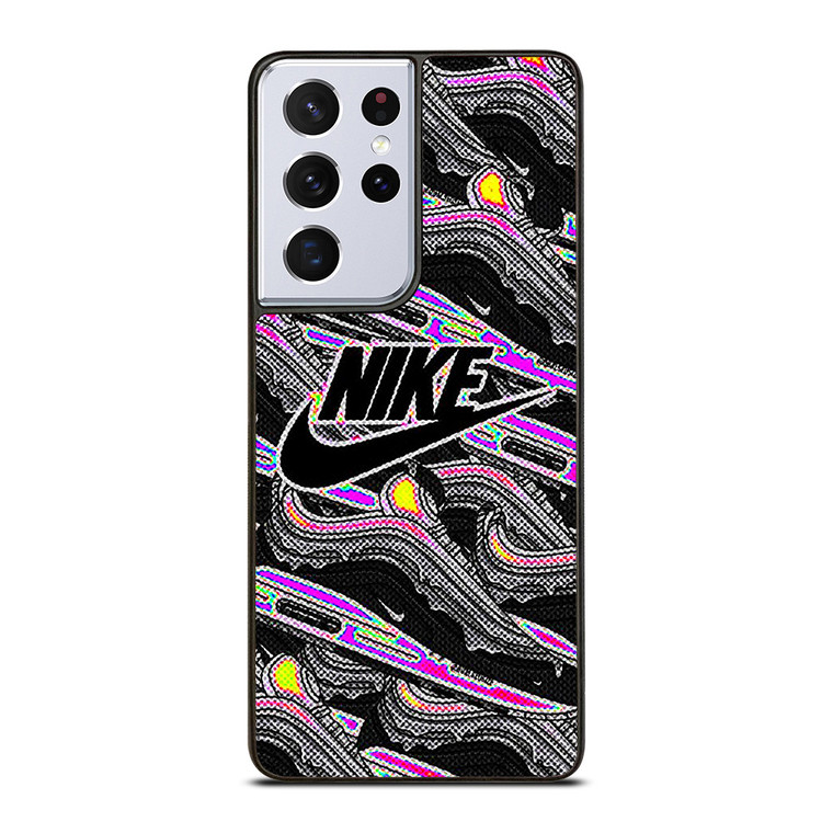 NIKE AIR MAX HOLOGRAPHIC PATTERN Samsung Galaxy S21 Ultra Case Cover