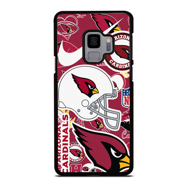 ARIZONA CARDINALS NFL STICKER BOMB Samsung Galaxy S9 Case Cover ARIZONA CARDINALS NFL STICKER BOMB Samsung Galaxy S9 Case Cover