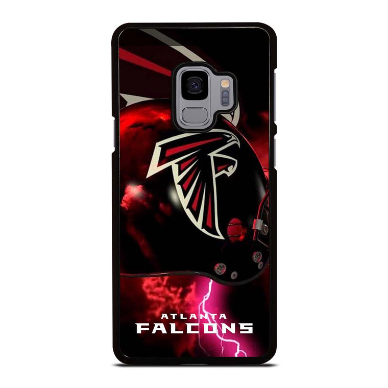 ATALANTA FALCONS LIGHTNING HELMET Samsung Galaxy S9 Case Cover ATALANTA FALCONS LIGHTNING HELMET Samsung Galaxy S9 Case Cover