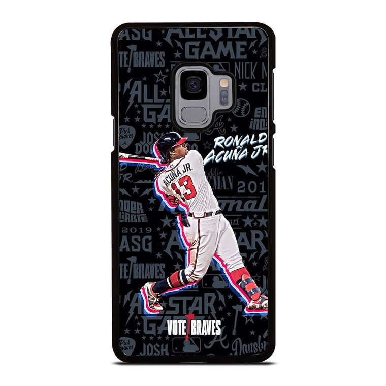 ATLANTA BRAVES ACUNA SHOOT WALL Samsung Galaxy S9 Case Cover ATLANTA BRAVES ACUNA SHOOT WALL Samsung Galaxy S9 Case Cover