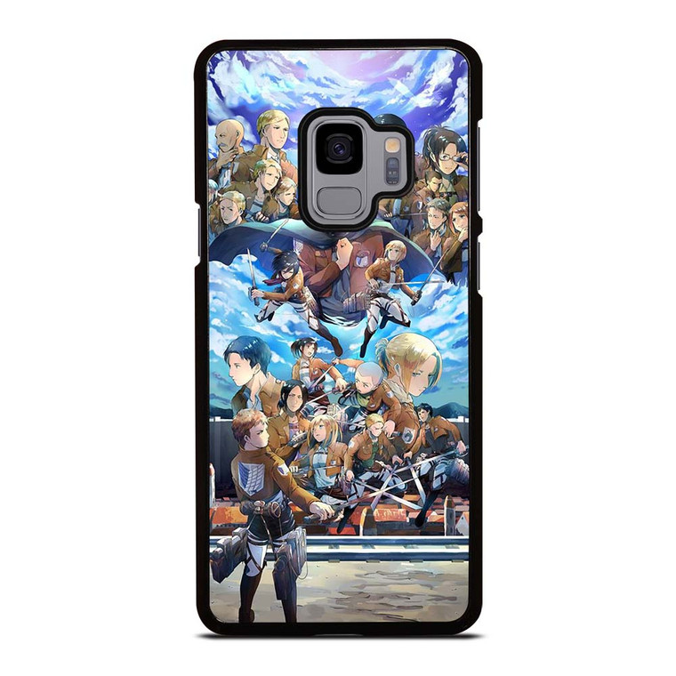 ATTACK ON TITAN ANIME CHARACTER Samsung Galaxy S9 Case Cover