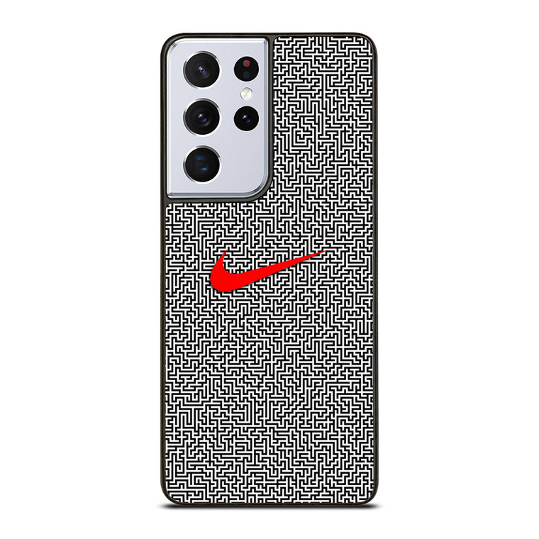 NIKE MAZE PATTERN Samsung Galaxy S21 Ultra Case Cover