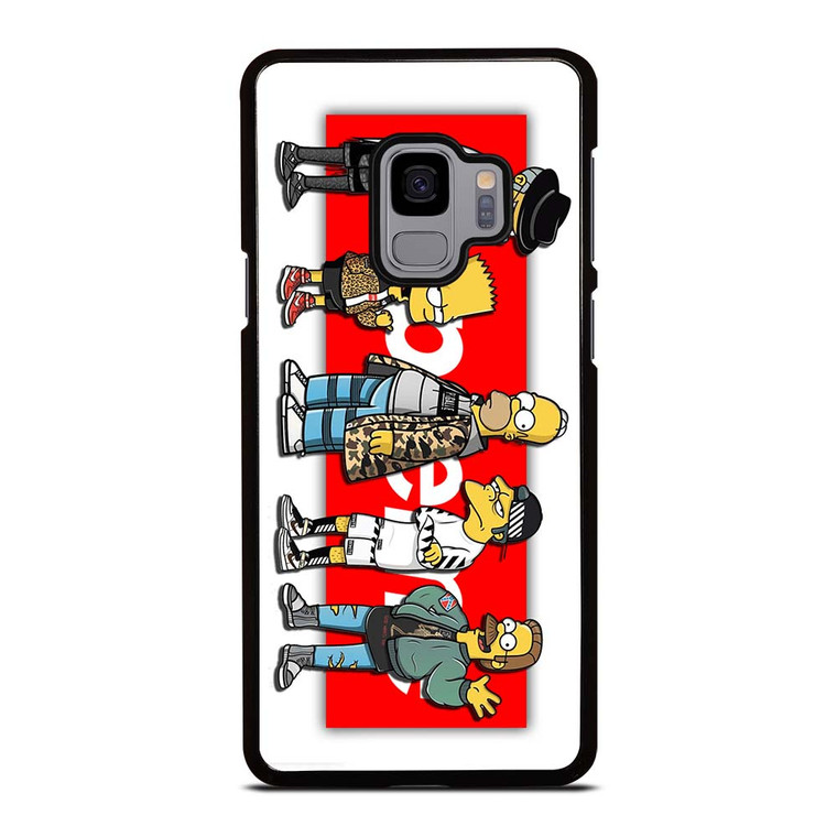 BART SIMPSON X SUPREME LOGO Samsung Galaxy S9 Case Cover