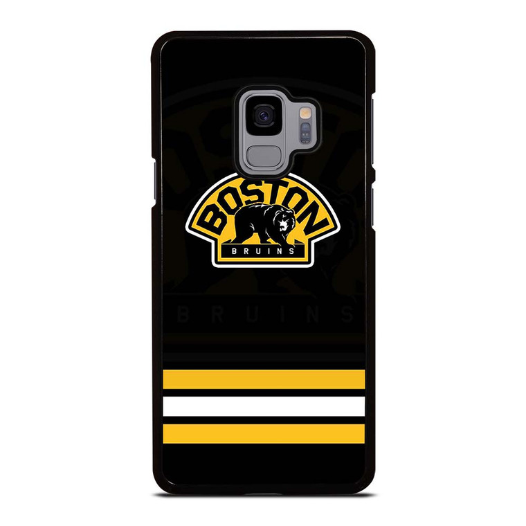 BOSTON BRUINS LOGO STRIPED Samsung Galaxy S9 Case Cover