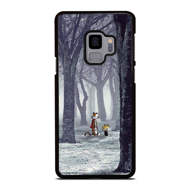 CALVIN AND HOBBES CARTOON Samsung Galaxy S9 Case Cover