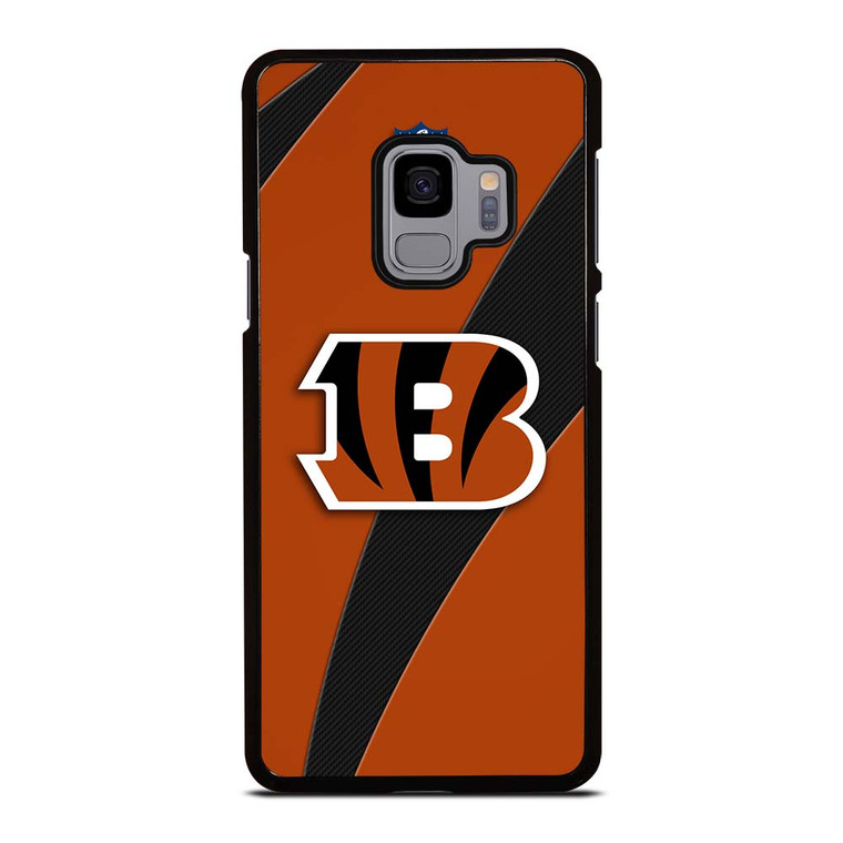 CINCINNATI BENGALS TIGER PATTERN Samsung Galaxy S9 Case Cover