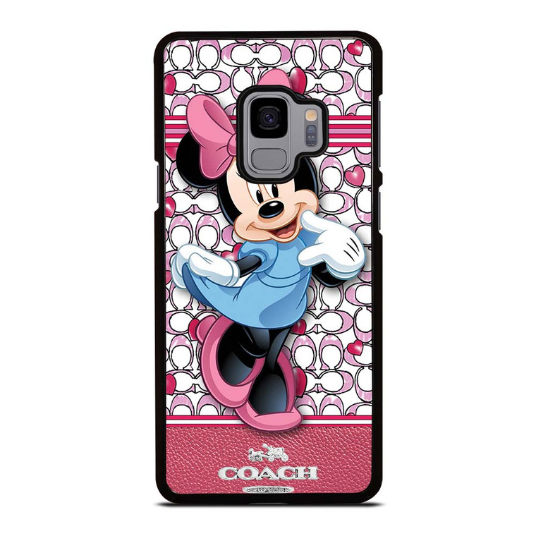 COACH MINNIE MOUSE PINK PATTERN Samsung Galaxy S9 Case Cover