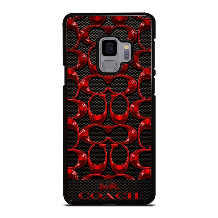 COACH NEW YORK CARBON Samsung Galaxy S9 Case Cover