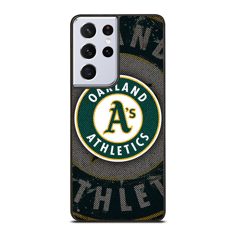 OAKLAND ATHLETICS MLB BASEBALL LOGO 2 Samsung Galaxy S21 Ultra Case Cover
