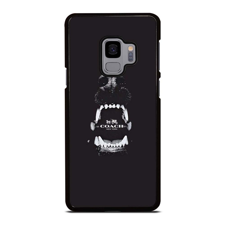 COACH NEW YORK LOGO DOG Samsung Galaxy S9 Case Cover
