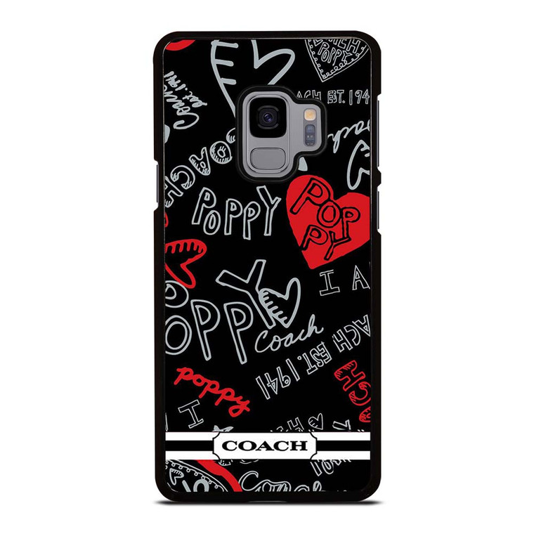 COACH NEW YORK POPPY Samsung Galaxy S9 Case Cover