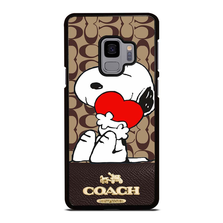 COACH NEW YORK SNOOPY Samsung Galaxy S9 Case Cover