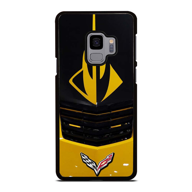 CORVETTE STINGRAY YELLOW GRILLES Samsung Galaxy S9 Case Cover