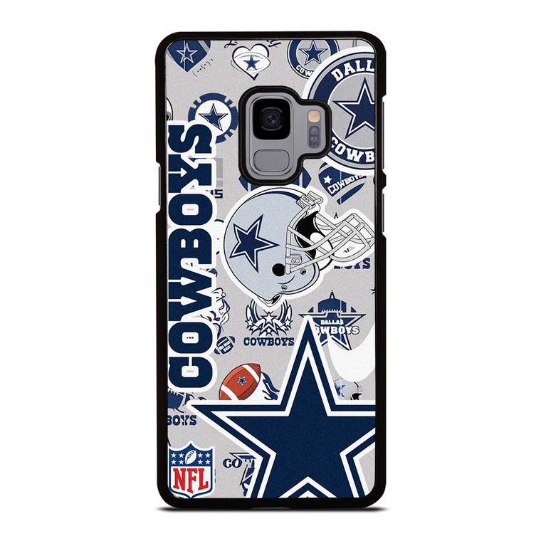 DALLAS COWBOYS NFL STICKER BOMB Samsung Galaxy S9 Case Cover