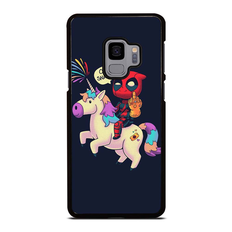 DEADPOOL UNICORN MIDDLE FINGERS Samsung Galaxy S9 Case Cover